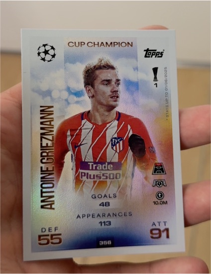 2025 Topps UEFA Champions League #356 Antoine Griezmann — front
