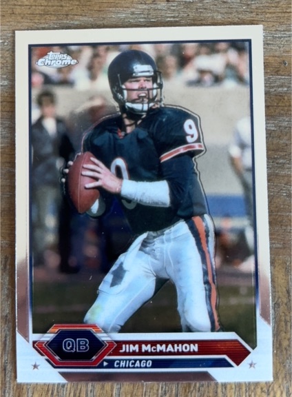 1985 Topps Chrome #9 Jim McMahon — front