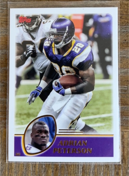2023 Topps Composite #441 Adrian Peterson Minnesota Vikings — front