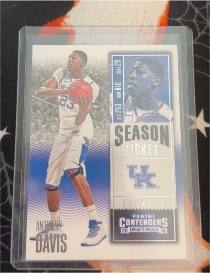 2016-17 Panini Contenders Draft Picks #6 Anthony Davis Season Ticket — front