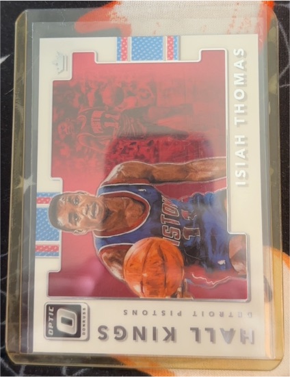 2017 Donruss Optic Hall Kings Isiah Thomas — front