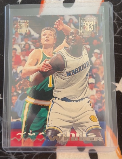 1993-94 Topps Stadium Club #224 Chris Webber — front