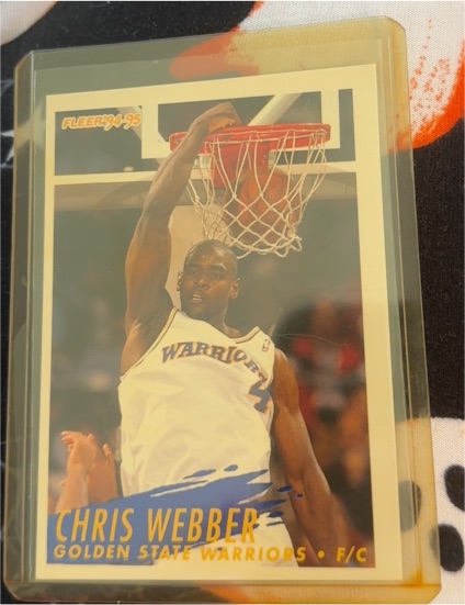 1994-95 Fleer #78 Chris Webber — front