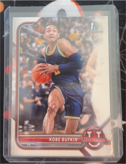 2021-22 Bowman University #27 Kobe Bufkin — front