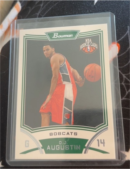 2008-09 Bowman #119 D.J. Augustin RC Bobcats — front