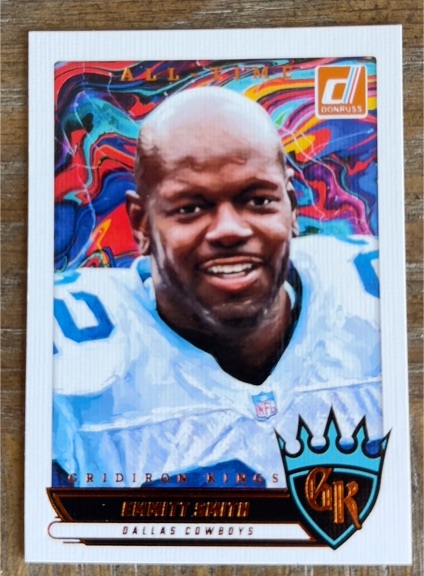 2025 Donruss All-Time Gridiron Kings #ATGK-ESH Emmitt Smith — front