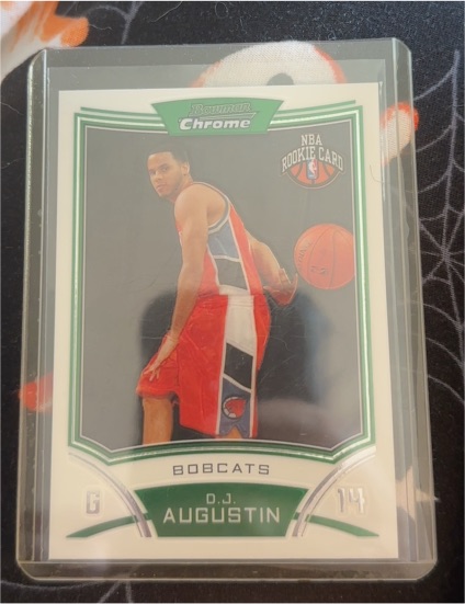 2008 Bowman Chrome #119 D.J. Augustin — front