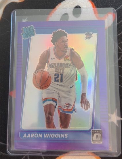 2021-22 Donruss Optic #191 Aaron Wiggins — front