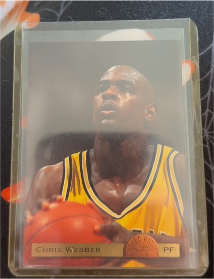 1993 Classic Draft Picks #SB1 Chris Webber — front
