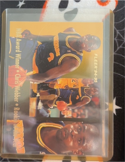 1994-95 Fleer #4 Chris Webber — front
