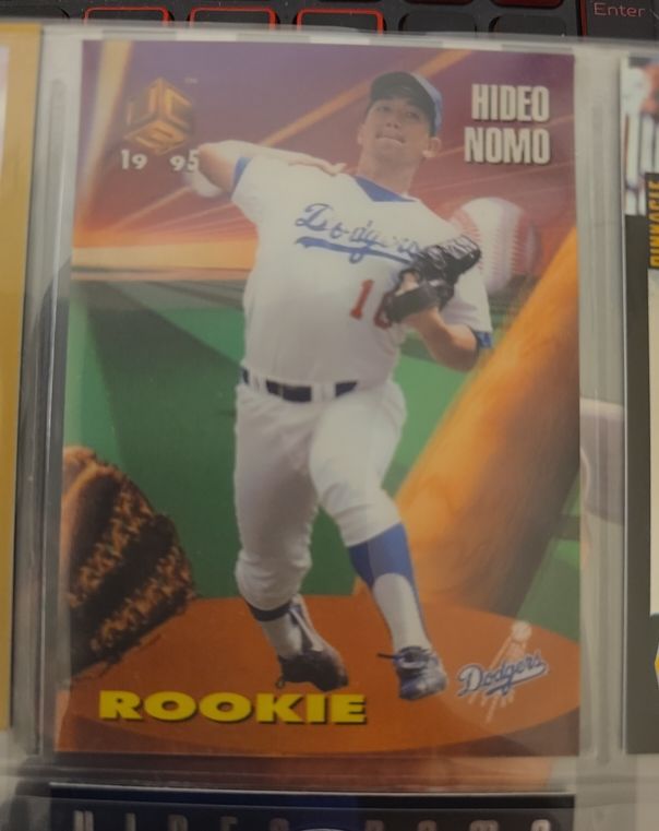 1995 Pinnacle Sportflix UC3 #97 Hideo Nomo Rookie Los Angeles Dodgers — front