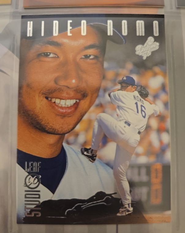 1996 Leaf Studio #55 Hideo Nomo — front