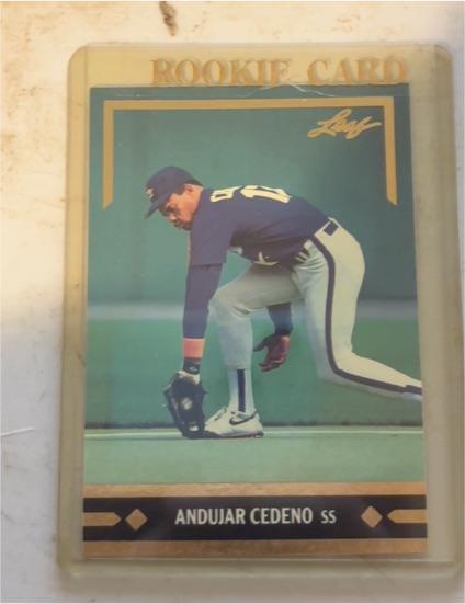 1991 Leaf Gold Rookies #BC20 Andujar Cedeno — front