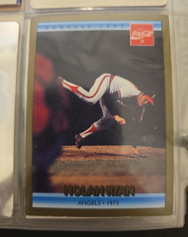 1992 Donruss Coca-Cola #7 Nolan Ryan Angels 1973 — front