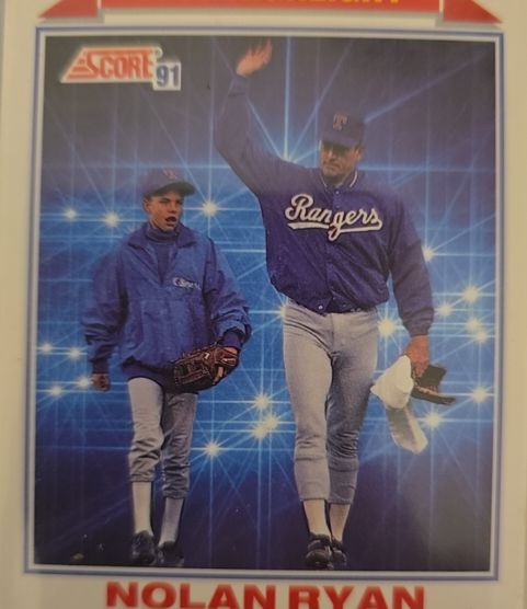 1991 Score #417 Nolan Ryan — front