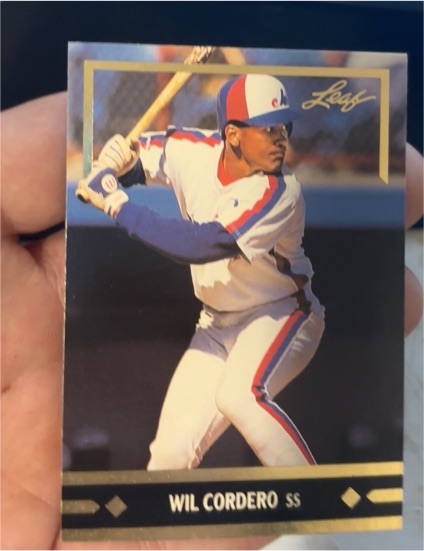 1991 Leaf Gold Rookies #BC3 Wil Cordero — front