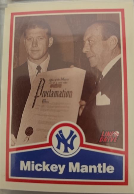 1989 CMC #14 Mickey Mantle — front