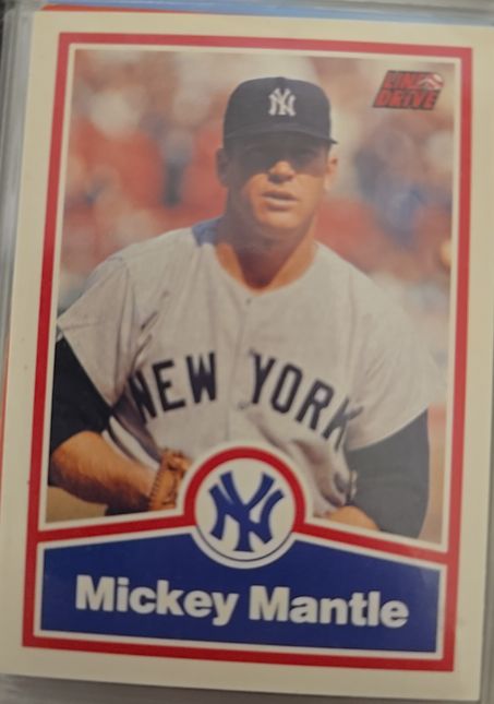1991 Line Drive #3 Mickey Mantle — front