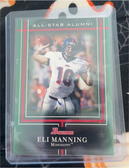 2009 Bowman Draft Picks All-Star Alumni #AA2 Eli Manning — front