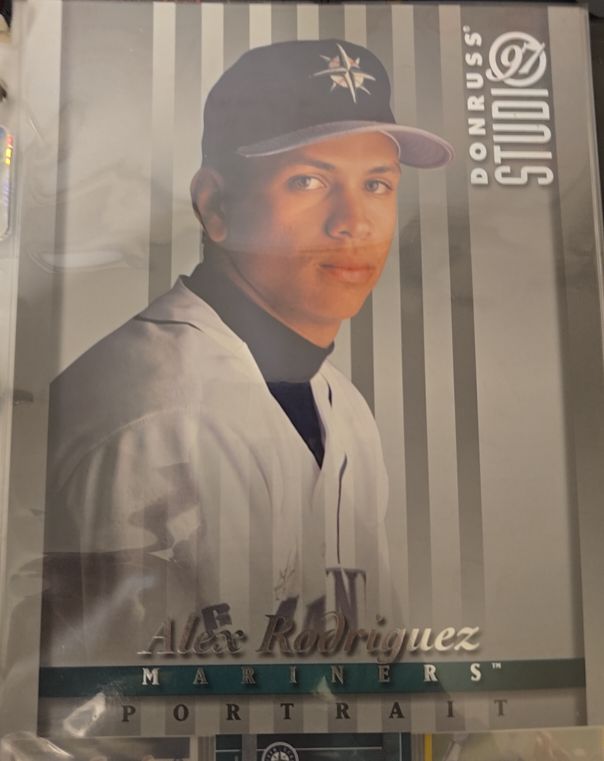 1997 Donruss Studio #3 Alex Rodriguez — front