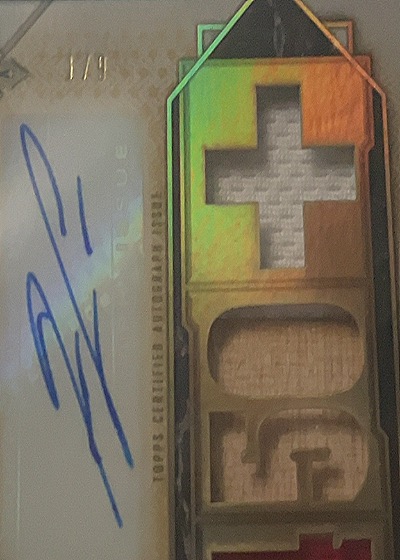 2015 Topps Triple Threads Printing Plate Jacob deGrom — front