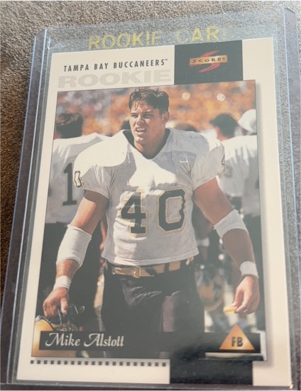 1996 Score #217 Mike Alstott — front