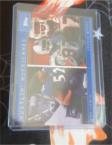 2001 Topps Combos #TC19 Ray Lewis & Reggie Wayne — front