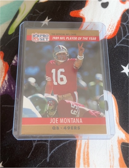 1989 Pro Set #2 Joe Montana — front