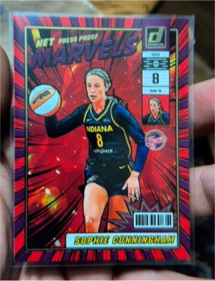2025 Panini Donruss WNBA #11 Sophie Cunningham Net Marvels — front