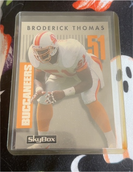 1992 SkyBox Primetime #193 Broderick Thomas — front