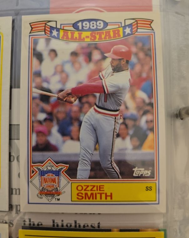1990 Topps #5 Ozzie Smith — front