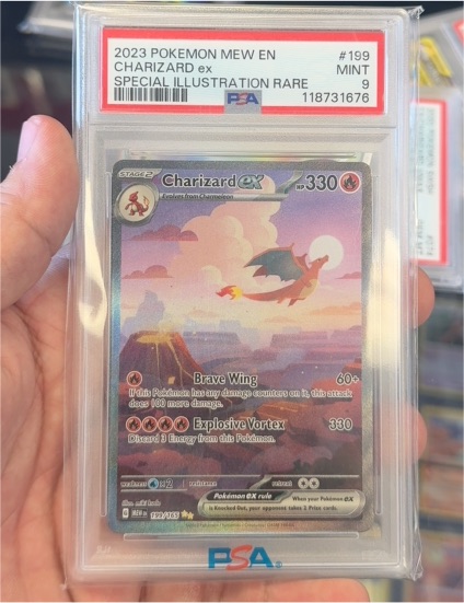 2023 Pokemon Mew EN #199 Charizard ex Special Illustration Rare — front
