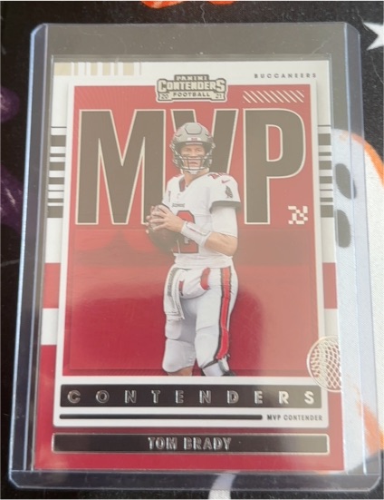 2021 Panini Contenders MVP Contenders #MVP-TBR Tom Brady — front