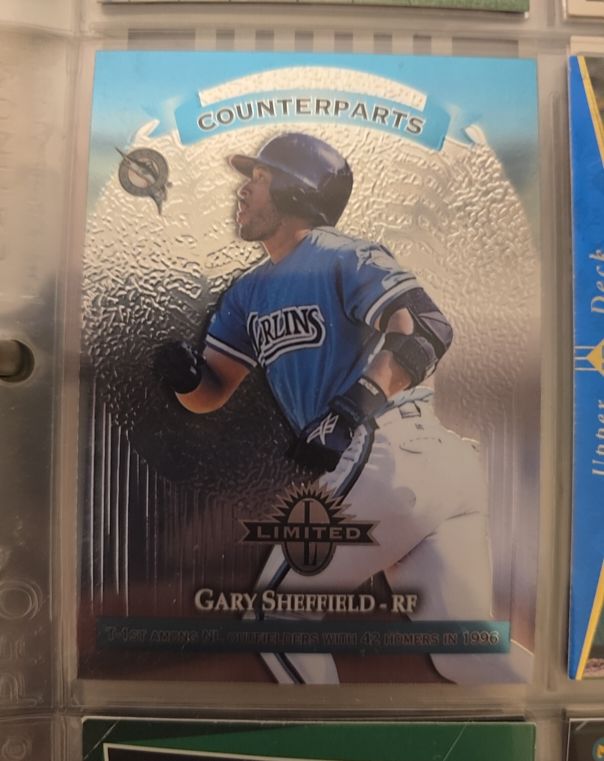1997 Donruss Limited Counterparts Gary Sheffield — front