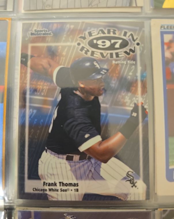 1998 Fleer Sports Illustrated #181 Frank Thomas '97 Year in Review — front