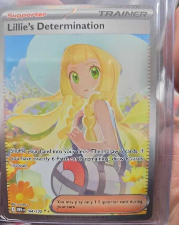2025 Pokémon Mega Evolutions #184 Lillie's Determination — front
