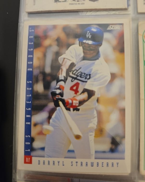 1993 Score #42 Darryl Strawberry — front