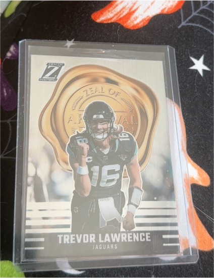 2023 Panini Zenith #10 Trevor Lawrence Zeal of Approval — front