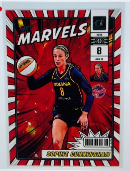 2025 Panini Donruss WNBA #8 Sophie Cunningham Net Marvels — front
