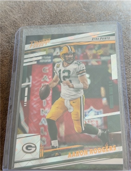 2022 Panini Prestige Xtra Points Aaron Rodgers — front