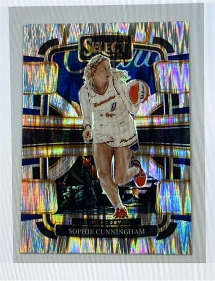 2024 Panini Select WNBA #71 Sophie Cunningham Silver Flash Prizm — front