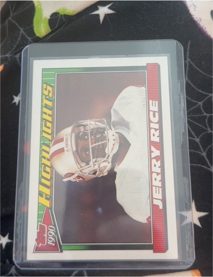 1991 Topps #6 Jerry Rice — front