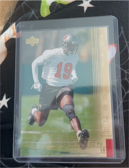 2000 Upper Deck Gold Reserve #163 Keyshawn Johnson — front
