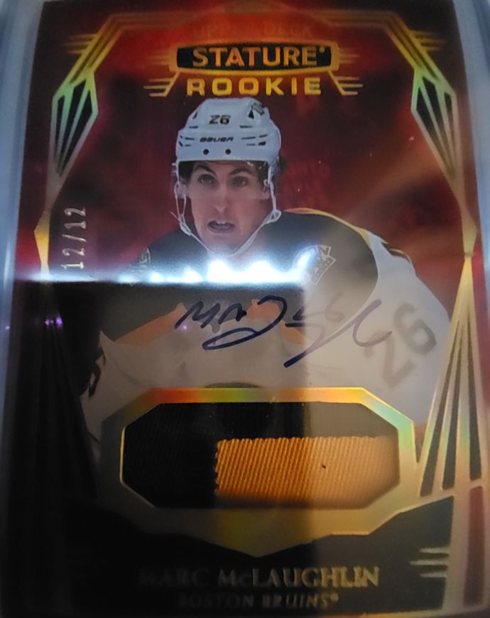 2022-23 Upper Deck Stature Rookie #12 Marc McLaughlin — front