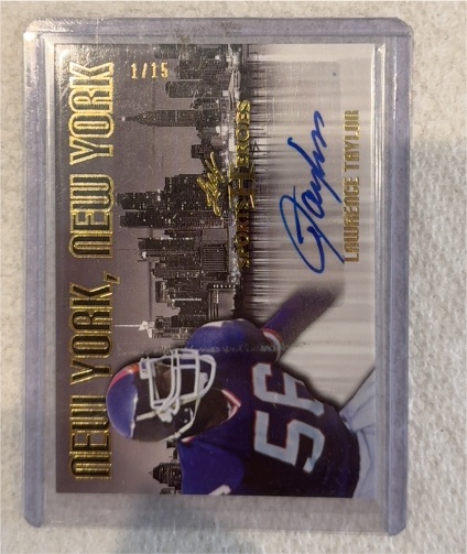 1993 Leaf Signature Series #1115 Lawrence Taylor — front