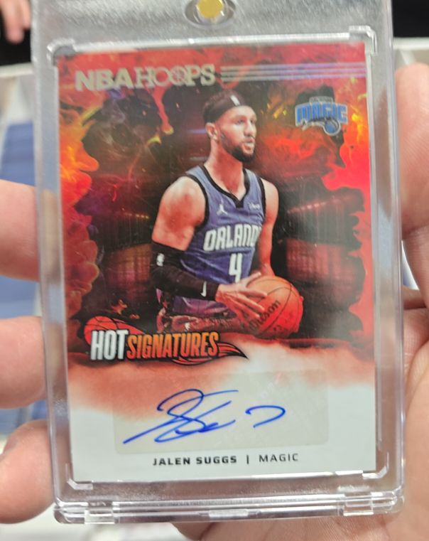 2024-25 Panini NBA Hoops Hot Signatures #HS-JSM Jalen Suggs — front