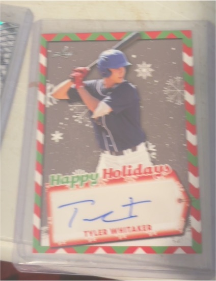 2022 Leaf Holiday Packs Happy Holidays #HH-TW1 Tyler Whitaker — front