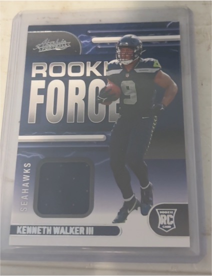 2022 Panini Absolute - Rookie Force #RF-17 Kenneth Walker III — front