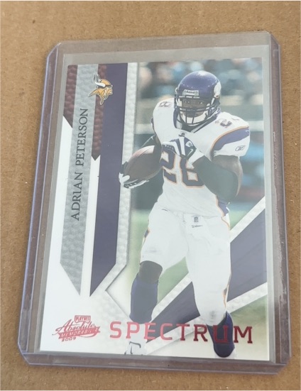 2009 Playoff Absolute Memorabilia #55 Adrian Peterson Spectrum Red — front