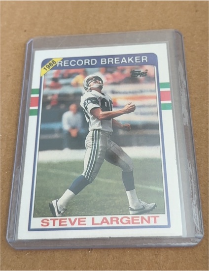 1989 Topps #4 Steve Largent — front
